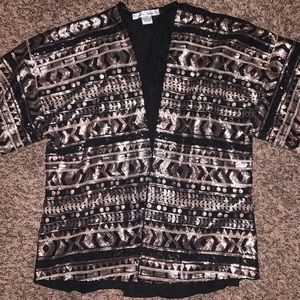 Sequin kimono